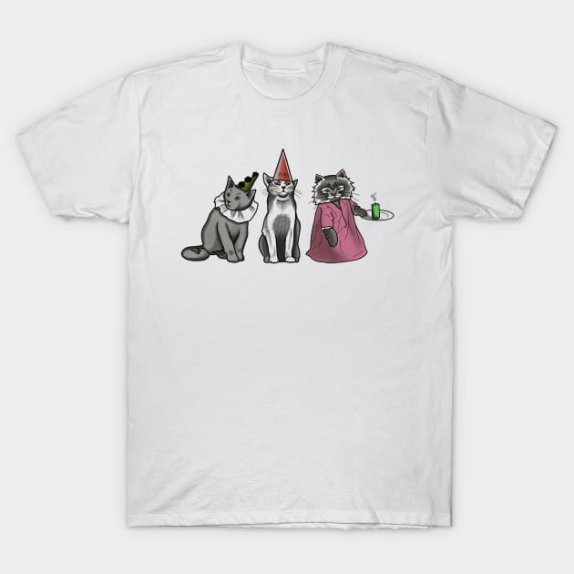 Fancy Felines T-Shirt by Haack Art